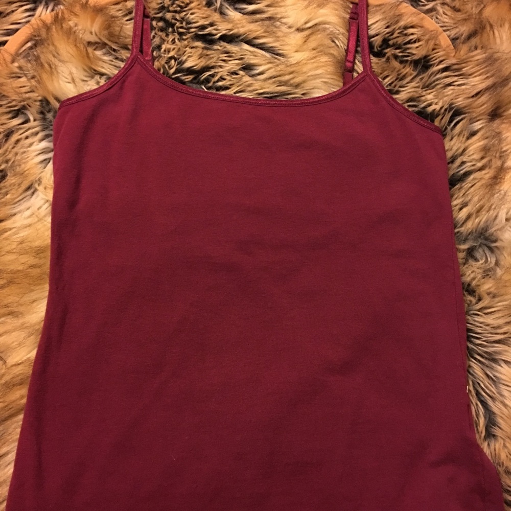 SO Brand Burgundy Tank Adj Straps NWOT S - Picture 4 of 6